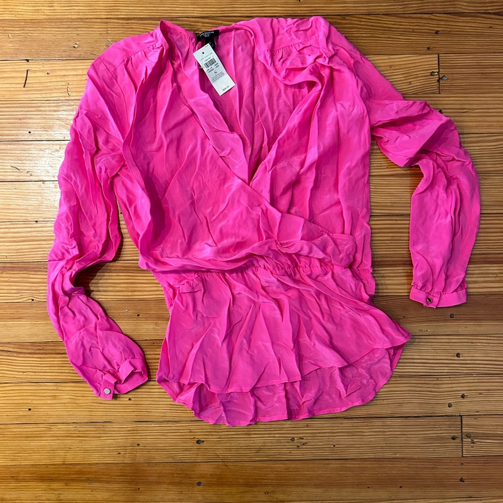 Ann Taylor Pink Blouse NWT